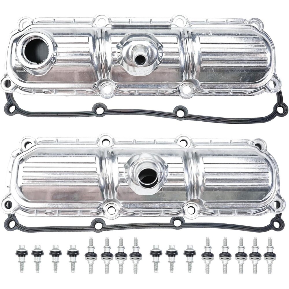 Aluminum Valve Cover Set 2007-11 Jeep Wrangler 2004-10 Chrysler Town & County